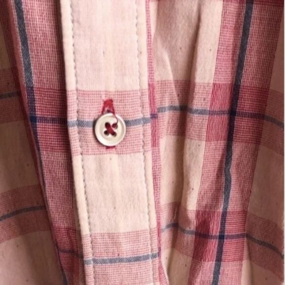 Men's True Grit Plaid Long Sleeve Button Down Shirt - Picture 5 of 8